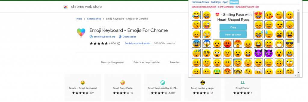 extension Emoji Keyboard